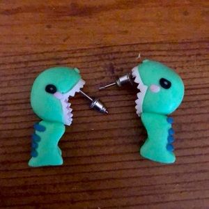 Dinosaur earring